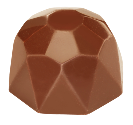 Diamants coeur choco noisette chocolat au lait bio - 1