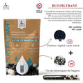 Duo filtrant (charbon actif et céramique) - 2