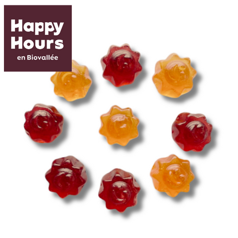 Duo soleil cerise-pêche vegan & bio - 1