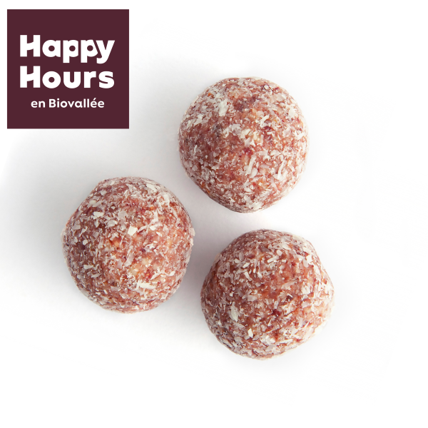 Happy Hours En Biovallée -- Energy balls amande cranberry coco Vrac - 3 kg