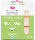Emma Noël -- Savonnettes aloe vera bio - 3 x 150 g