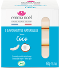Emma Noël -- Savonnettes coco bio - 3 x 150 g