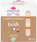 Emma Noël -- Savonnettes karité bio - 3 x 150 g