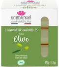 Emma Noël -- Savonnettes olive bio - 3 x 150 g