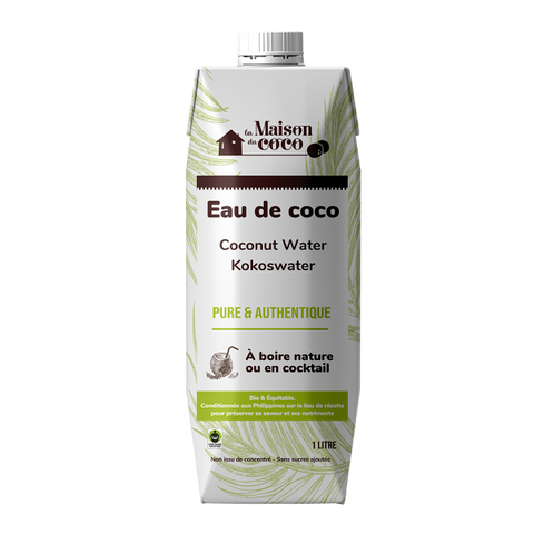Eau de noix de coco nature bio (équitable) - 1