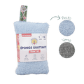 Éponge lavable et grattante bleue - 1