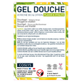 Coslys -- Etiquettes pour le gel douche verveine-citron (rouleau) - x 50