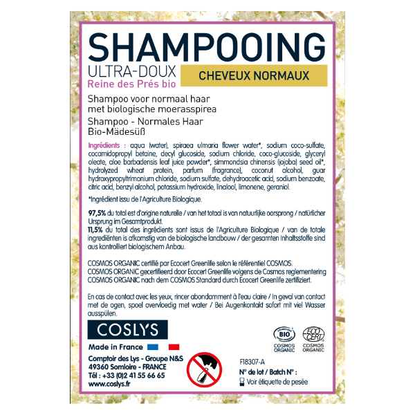 Coslys -- Etiquettes pour le shampooing cheveux normaux (rouleau) - x 50