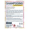Coslys -- Etiquettes pour le shampooing cheveux normaux (rouleau) - x 50