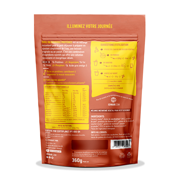 Eveil du bouddha cacahuètes & banane bio - 2