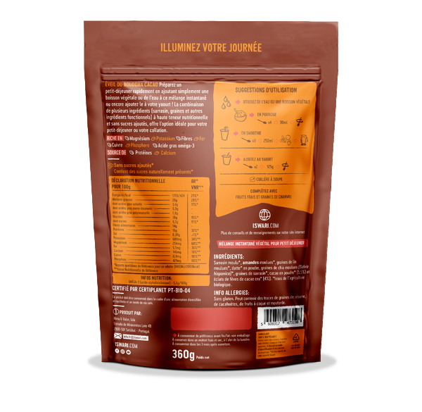 Eveil du bouddha cacao cru bio - 2