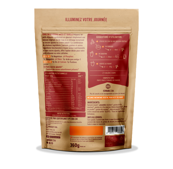 Éveil du bouddha maca et vanille - 2