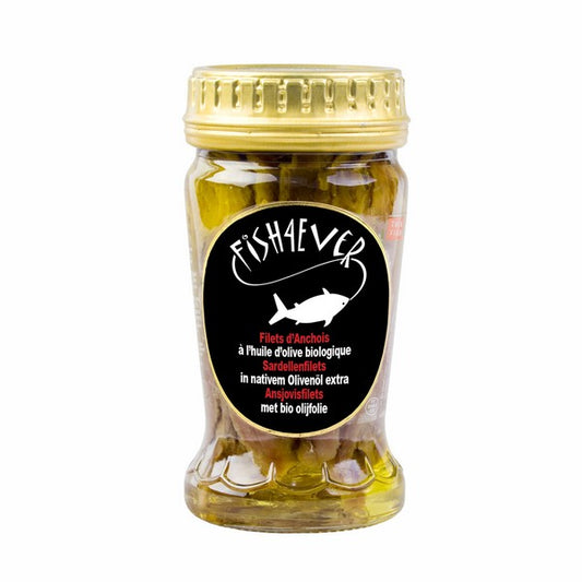 Fish4ever -- Filets d'anchois à l'huile d'olive extra vierge bio - 95 g