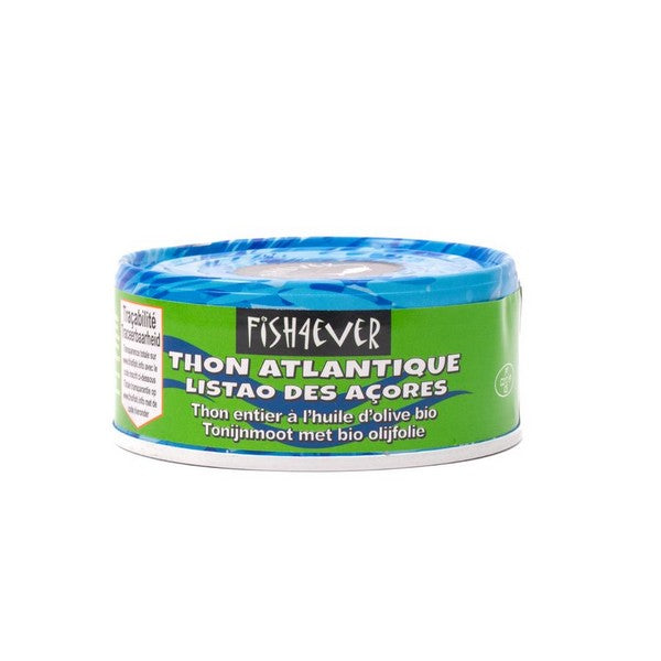 Fish4ever -- Thon entier listao à l'huile d'olive extra vierge bio - 160 g