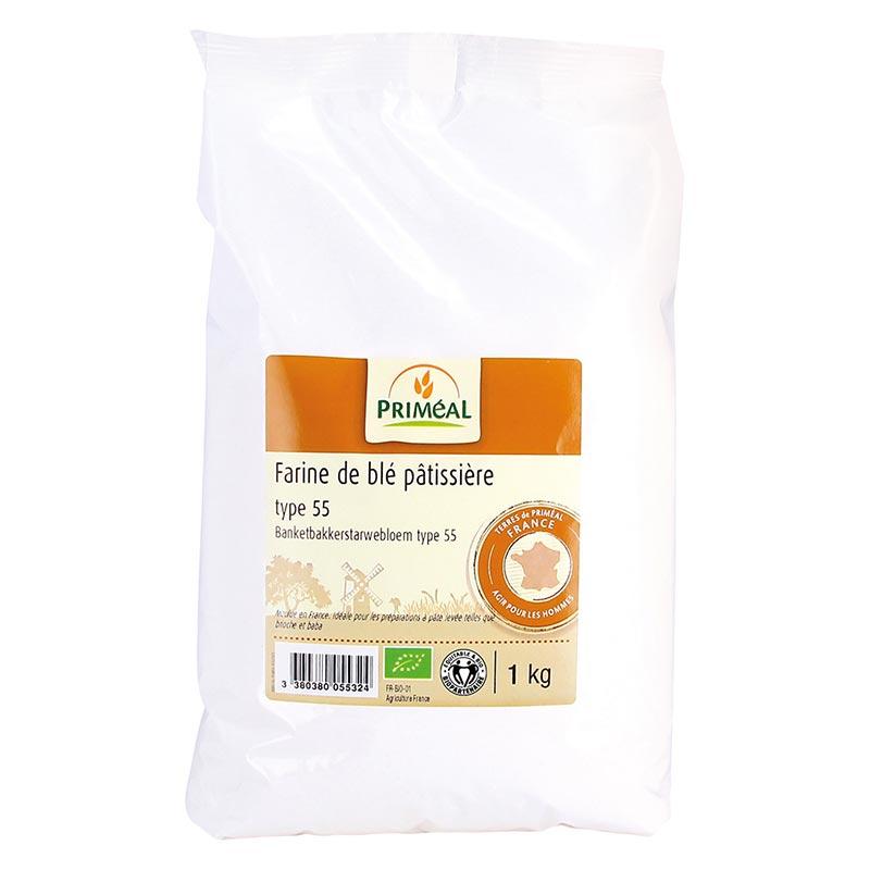 Farine de blé pâtissière t55 bio - 1