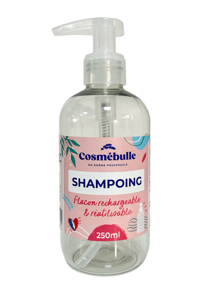 Flacon pompe vide pour shampoing a diluer - 1