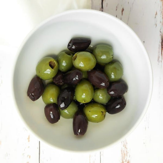 Le Temps Des Oliviers -- Mix olives kalamata/nocellara entières bio Vrac (origine UE) - 2.7 kg