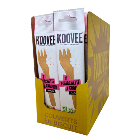 Fourchette à croquer nature bio (prêt à vendre) - 1