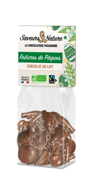 Fritures chocolat au lait bio - 1