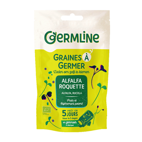 Germline -- Graines à germer alfalfa - roquette bio (origine France) - 150 g