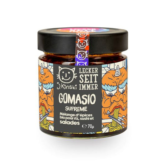 J.Kinski -- Gomasio suprême (sel, sésame, algues, champignons) - 70 g