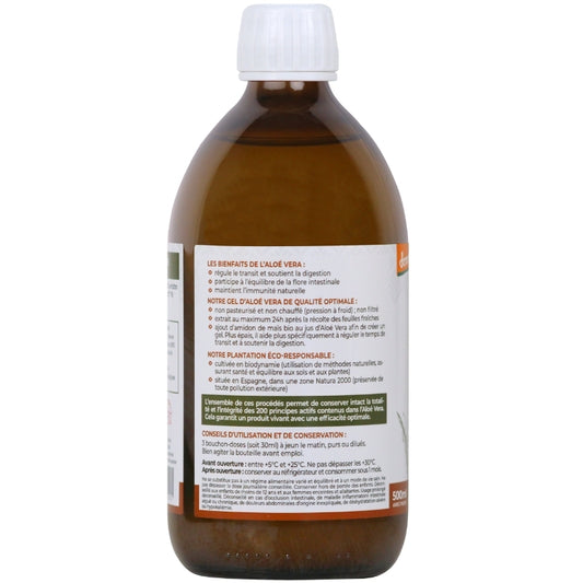 Gel d'aloé vera bio demeter (non filtré, non pasteurisé) - 2