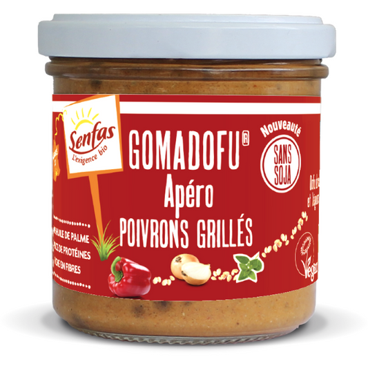 Senfas -- Gomadofu apéro aux poivrons grillés bio - 140 g