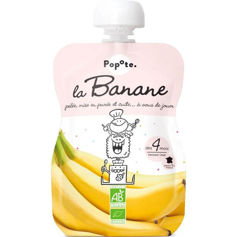 Gourde compote banane bio  - 1