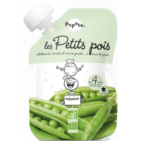 Gourde compote petit pois bio - 1