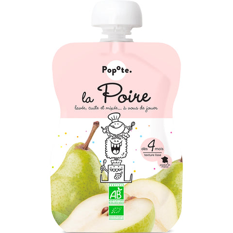 Gourde compote poire bio - 1
