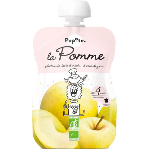 Gourde compote pomme lisse bio - 1