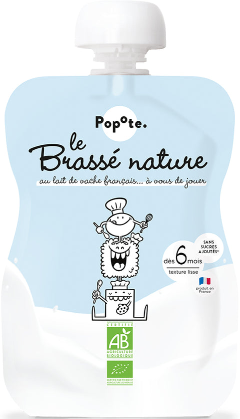 Gourde lactée brassé nature bio - 1