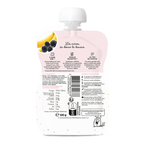 Gourde mûres banane - 2