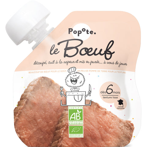 Gourde purée boeuf bio - 1