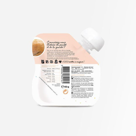 Gourde purée poulet bio - 2