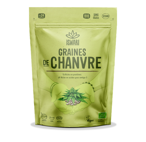 Graines de chanvre décortiquées bio - 1