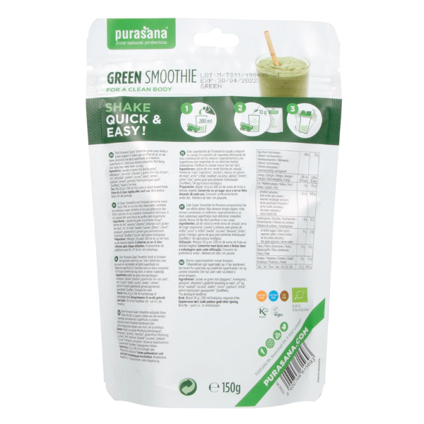Green smoothie en poudre bio - 2