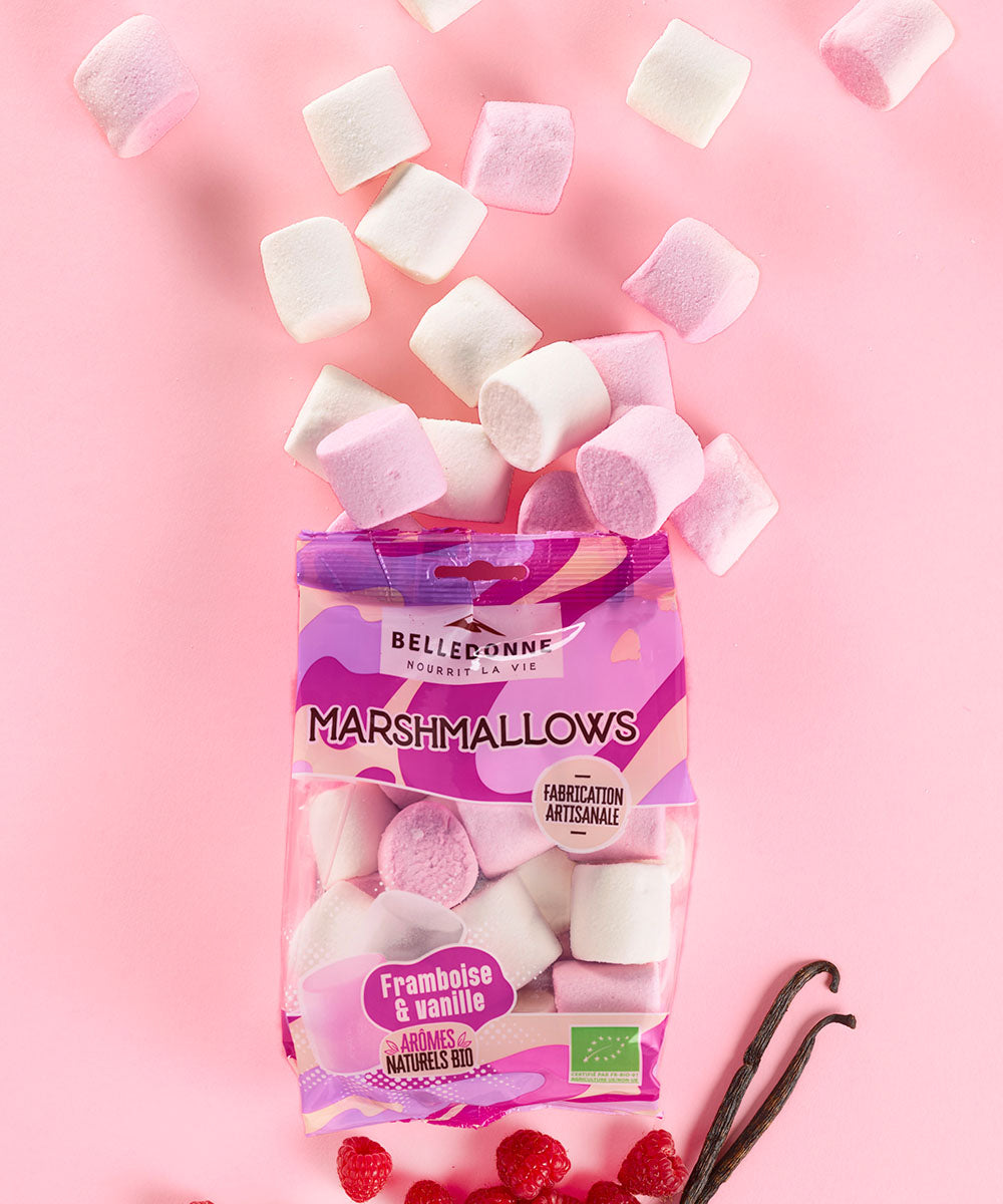 Guimauve marshmallows framboise vanille - 2