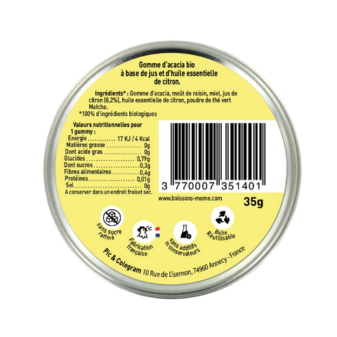 Gummies bio citron - 2