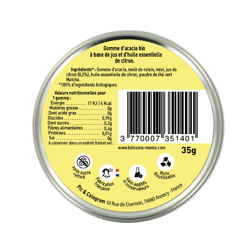 Gummies bio citron - 2