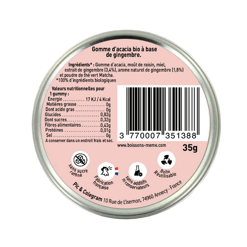 Gummies bio gingembre - 2