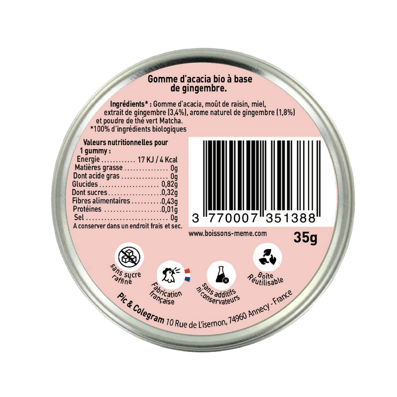 Gummies bio gingembre - 2