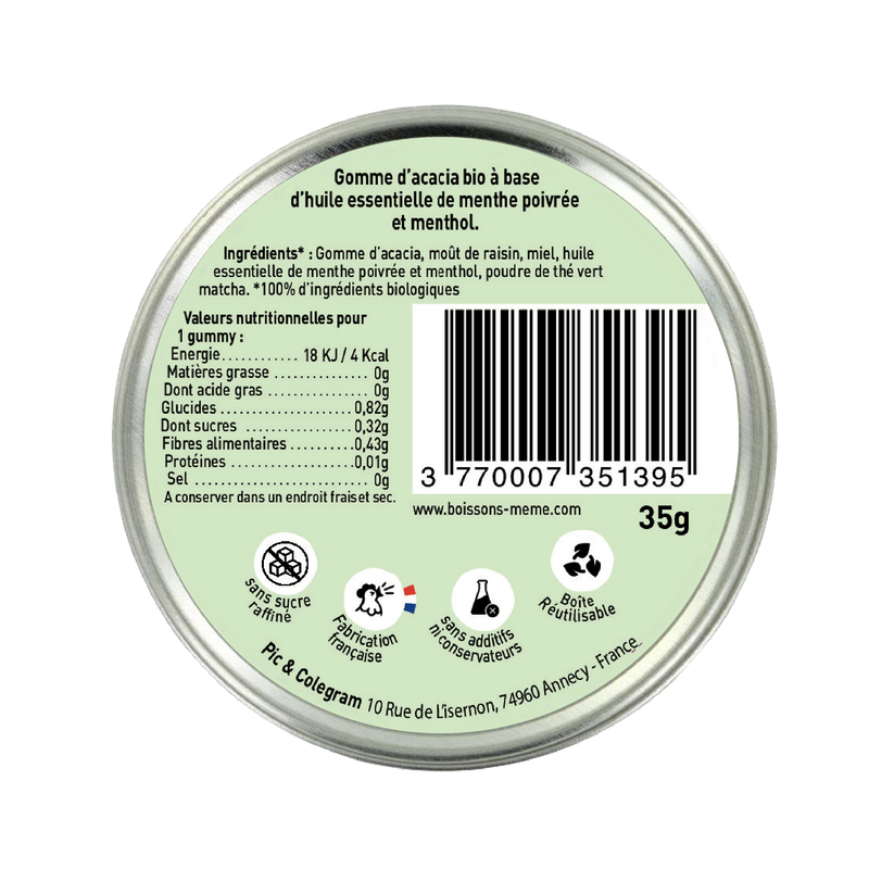 Gummies bio menthe - 2