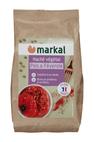 Haché végétal pois et féverole bio - 1