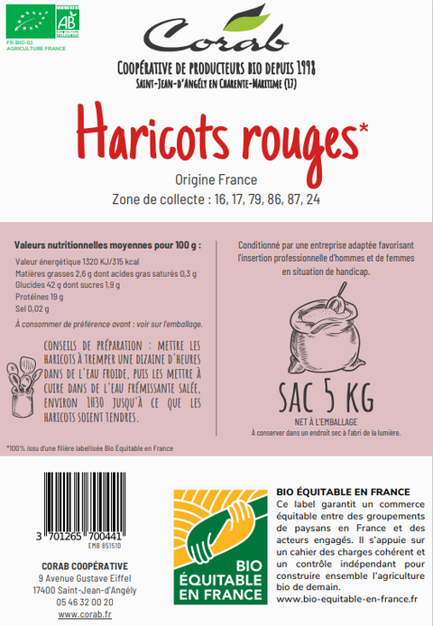 Haricots rouges Bio Equitables - 2