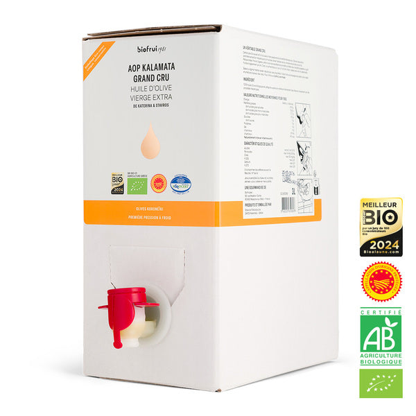 Huile d'olive koronéïki aop vierge extra grand cru bio - 3