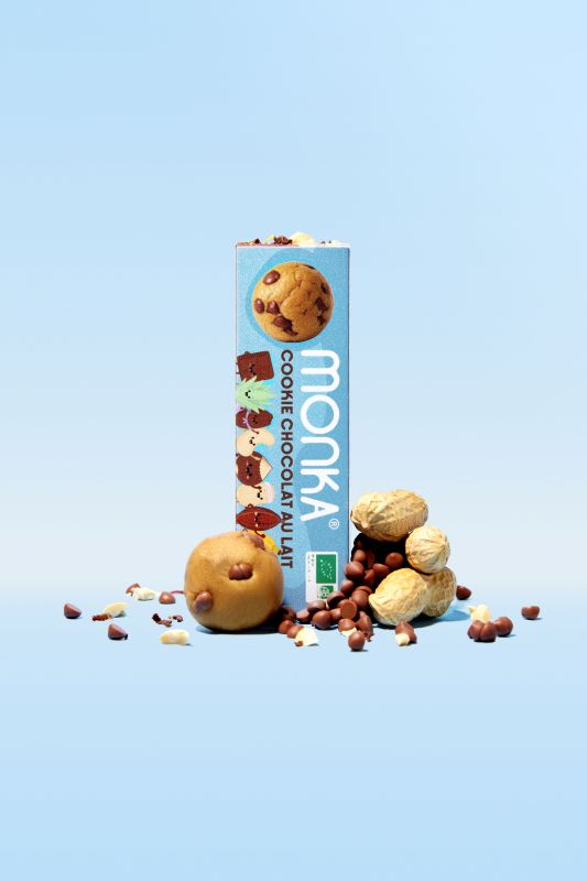 Monka -- Kids balls bio cookie choco lait (prêt à vendre) - 54 g x 12