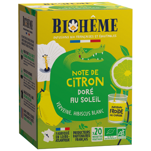 Infusion citron doré au soleil bio - 1
