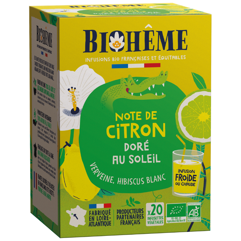 Infusion citron doré au soleil bio - 1
