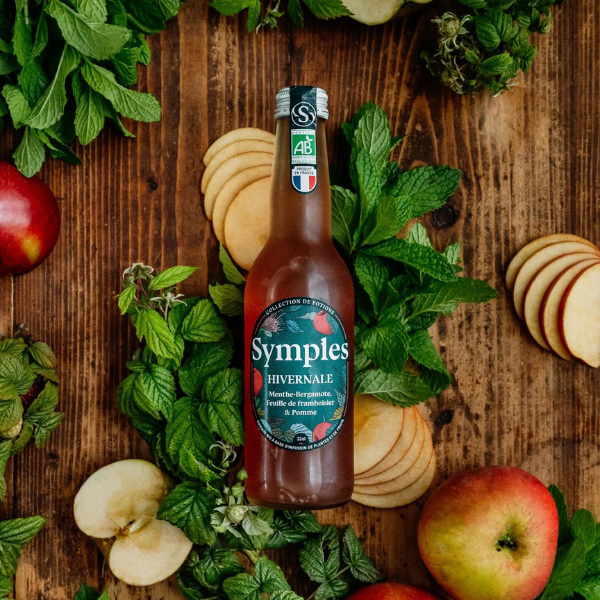 Symples -- Infusion pétillante hivernale bio (édition limitée) - 33 cl x 12